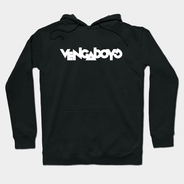 Vengaboys - dance music 90s white edition Hoodie by BACK TO THE 90´S